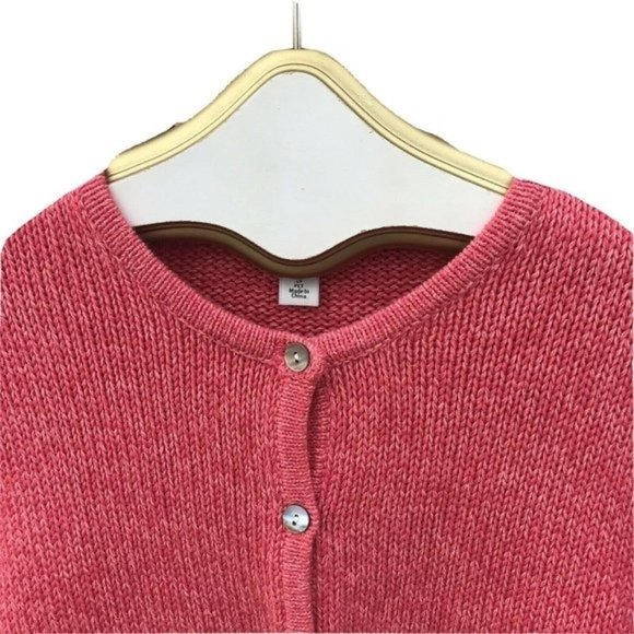 L.L. BEAN button up knit sweater 100% Cotton sz s - Picture 5 of 8